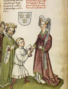 Kejsar Sigismund före Jeanne d