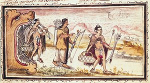 Jakten, 1579 av Diego Duran