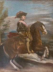 Ryttarporträtt av Filip IV av Diego Velázquez