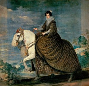 Isabella av Bourbon av Diego Velázquez