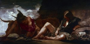 Mercury and Argo, ca 1659 (olja på duk)