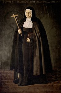 Porträtt av Moder Jeronima de la Fuente