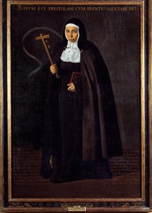 Porträtt av mamma Jeronima de la Fuente. Målning av Diego Rodriguez de Silva y Velasquez (1599-1660) av Diego Velázquez