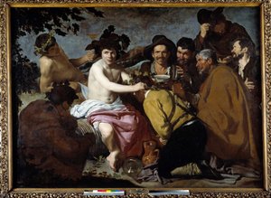 Bacchus triumf eller ""Drunkens"" målning av Diego Rodriguez de Silva y Velasquez av Diego Velázquez
