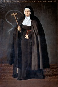 Abbedissan Jeronima de la Fuente, 1620. av Diego Velázquez