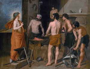 Apollo i Vulcans smedja av Diego Velázquez