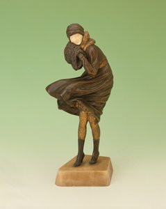 The Squall (brons och elfenben) av Dimitri Chiparus