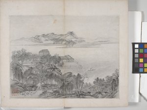 Album Of Landscape Paintings (bläck på papper)