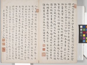 Album Of Landscape Paintings (bläck på papper) av Ding Yunpeng