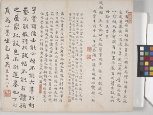 風景画のアルバム（紙にインク）スウェーデン語 av Ding Yunpeng