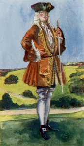 Mansdräkt under George I:s regering (1714-1727)