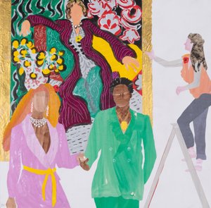 Glamour, 2020 (collage) av Dione Verulam