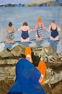 Grannies (collage) av Dione Verulam