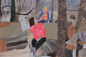 Mor  son (Prae Wood) (collage) av Dione Verulam