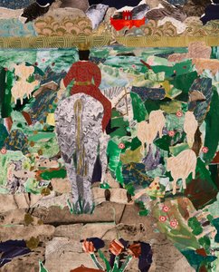 Början av Magna Carta (collage) av Dione Verulam