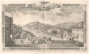Utsikt över Verona av Dionigi Valesio and Giovanni Antonio Urbani, after Tiberio Majeroni