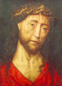 Kristi huvud krönt med törnen, av Dieric Bouts Elder (cirka 1415-1475) av Dirck Bouts