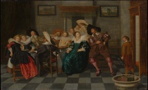 En bankett av Dirck Hals