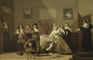 Krogscen av Dirck Hals
