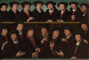 En grupp gardister av Dirck Jakobsz