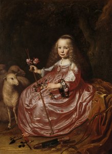 Porträtt av Clara Alewijn, 1644