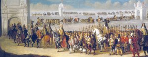 "Charles II:s kavalkad genom London, 22 april 1661", 1662.