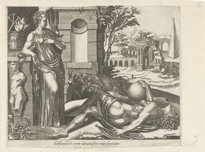 Förmögenhet gynnar inte dem som somnar; Tålamod som Victor of Fortune Tålamod erövrar lyckan Liidsaemheiit es a gainer of fortunne (titel på objekt) Ordspråk om Fortuna (serietitel)