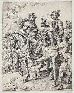 Abraham och Sara på väg in i Egypten