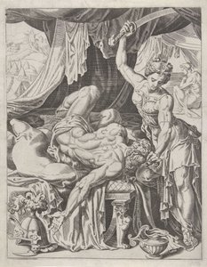 Judith skär av Holofernes huvud Damlistor (serietitel) av Dirck Volckertsz. Coornhert