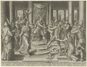 Salomos dom av Dirck Volckertsz. Coornhert