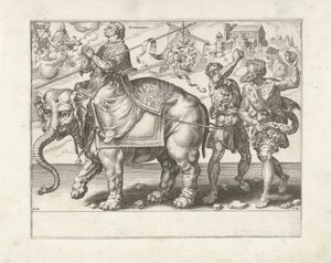 Stephens triumf Triumph of Patience (serietitel) Patientiae Trivmphvs (serietitel) av Dirck Volckertsz. Coornhert