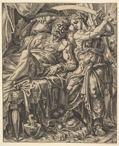 Judith Slaying Holofernes, från The Story of Judith and Holofernes.