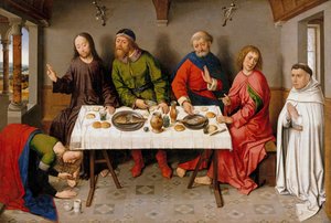 Kristus i fariséen Simons hus, ca. 1450