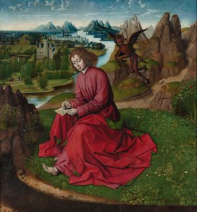 Sankt Johannes evangelisten på Patmos, ca 1465