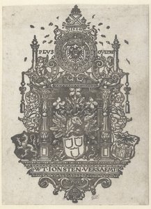 Vapenskölden för Antwerpens gille av Saint Luke, 1526