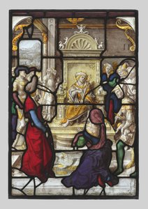 Salomos och Esters dom inför Ahasveros par, ca. 1530.