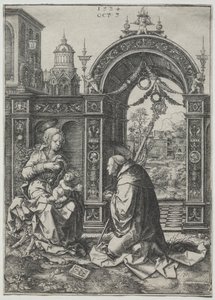 The Vision of St. Bernard, 1524.