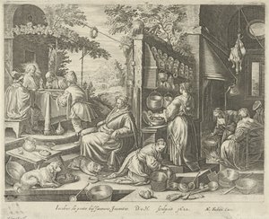Måltid i Emmaus av Dirk van Hoogstraten