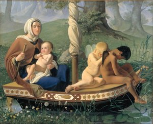 Barndom. Från serien: The Four Ages of Man