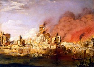 Den stora branden i Hamburg den 5 maj 1842