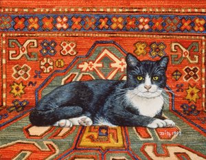 Second Carpet-Cat-Patch, 1992 av Ditz