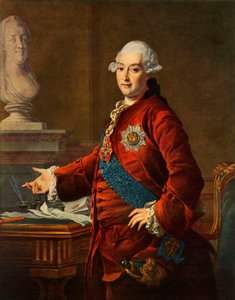 Porträtt av Alexander Mikhailovich Golitsyn, 1772, 1965.