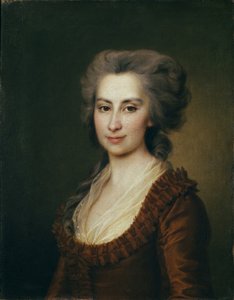 Porträtt av grevinnan Praskovya Vorontsova 1749-1797, tidigt 1790-tal