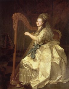 Porträtt av Glaphira Ivanovna Alymova 1758-1826, 1776