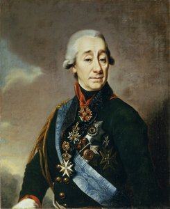 Porträtt av Ivan Varfolomeevich Lamm 1764-1801, 1801