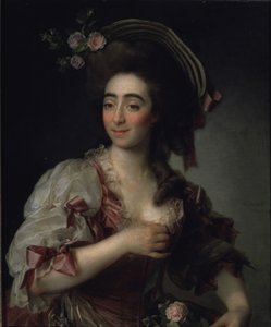 Porträtt av operasångerskan Anna Davia Bernucci, 1782
