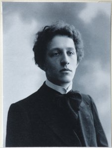 Porträtt av poeten Alexander Blok 1880-1921, 1907
