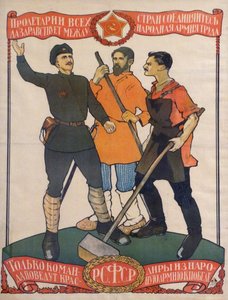 Kommunistisk propagandaaffisch