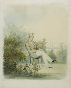 Porträtt av Grigory Stepanovich Tarnovsky, slutet av 1840-talet av Dmitry Ivanovich Bezperchy