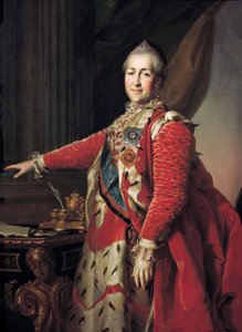 Katarina den stora, kejsarinna av Ryssland, 1782.